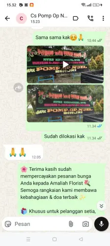Testimonial Papan Bunga legokhuni