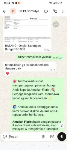 Testimonial Papan Bunga legokhuni