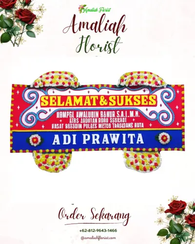 Karangan Bunga Ucapan Selamat legokhuni